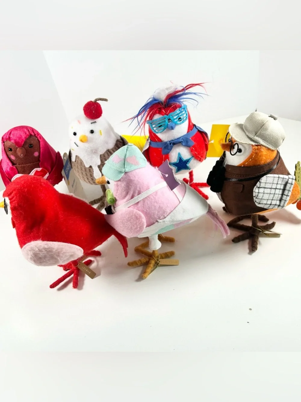 Target Birds Featherly Friends Mixed Lot of 6 Birds